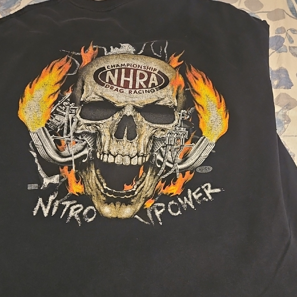 NHRA Nitro Power Skull Graphic Tee